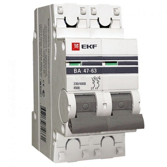 ����������� ���. ���. 2� D 2� �� 47-63 4.5kA PROxima EKF mcb4763-2-02D-pro