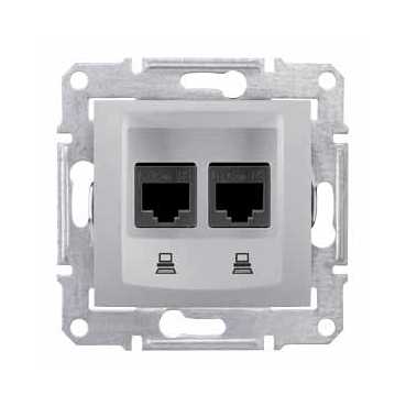 �������� ������� ����. 1-� �� RJ45+RJ45 Sedna ����. SchE SDN4400160