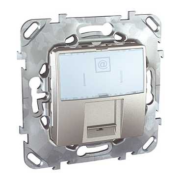 ������� ����. 1-� �� 1�RJ45 UNICA TOP ����. SchE MGU5.421.30ZD