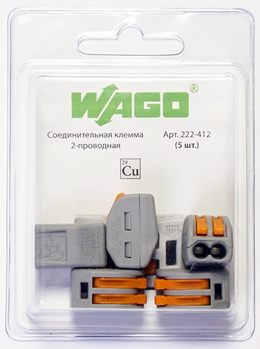 ������ WAGO 2x0.08-2.5�� (5��) 222-412-5