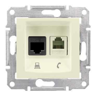   .+. 1-  RJ11+RJ45 Sedna . SchE SDN5100147