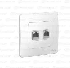 ������� ������������ + �����. 2-� �� BLANCA RJ45 ���.5e + RJ11 ���. SchE BLNIS045111