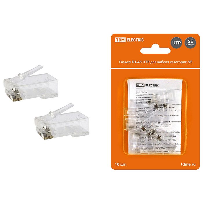 ������ RJ-45 UTP ��� ������ ���. 5�, 8P8C � �������� (10��) TDM SQ0561-0006