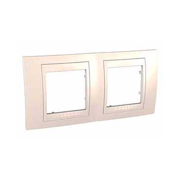 Рамка 2-м UNICA Хамелеон горизонт. беж. SchE MGU6.004.25 Рамка 2-м UNICA Хамелеон горизонт. беж. SchE MGU6.004.25