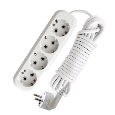 Удлинитель 4х5м Е-304 АБС-пл. с заземл. ПВС 3х1 UNIVersal 9631982 Удлинитель 4х5м Е-304 АБС-пл. с заземл. ПВС 3х1 UNIVersal 9631982