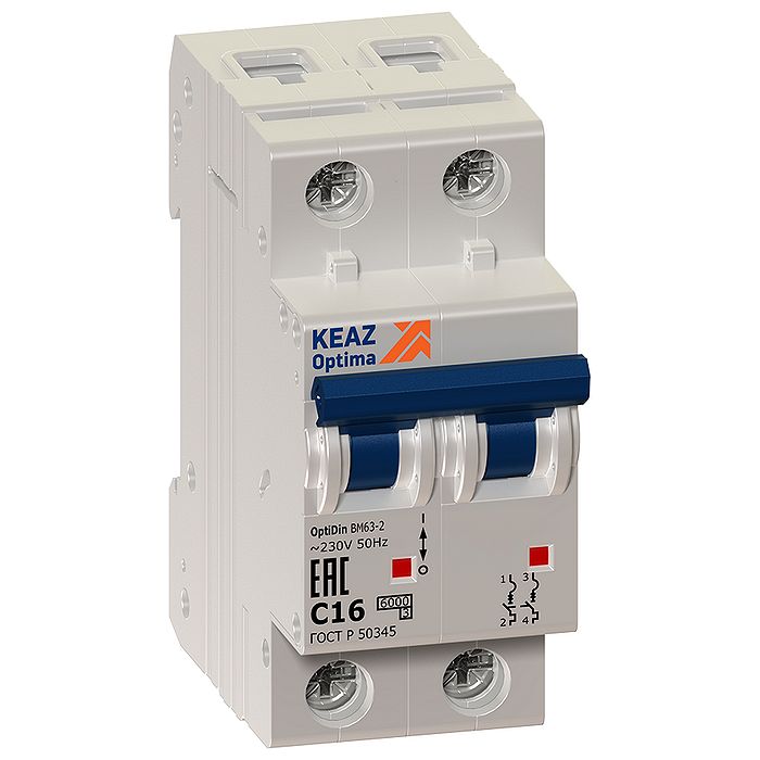 ����������� �������������� ��������� OptiDin BM63-2C6-���3 ���� 260611