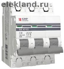 ����������� �������������� ��������� 3� D 40� 4.5�� �� 47-63 PROxima EKF mcb4763-3-40D-pro