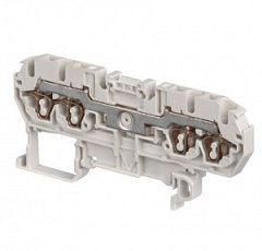Клемма пруж. D2.5/5.4L 3 2.5кв.мм сер. ABB 1SNA290011R2500