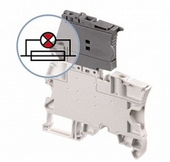 Клемма ZS4-SF держатель предохран. 5x20мм 5x25мм сер. 4кв.мм ABB 1SNK506410R0000